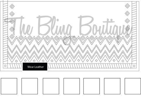Custom Bling Boutique Show Pad - Ranch Design #R01