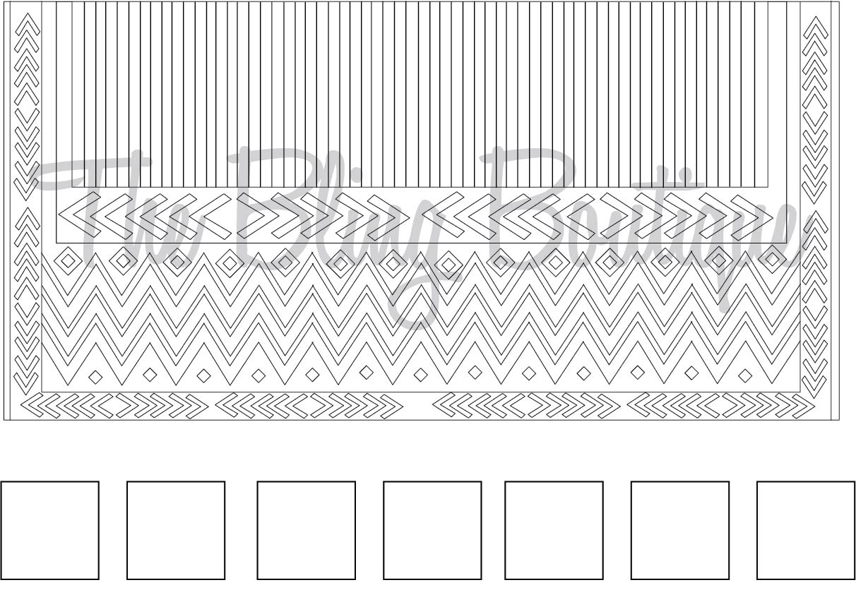 Custom Bling Boutique Show Pad - Ranch Design #R04