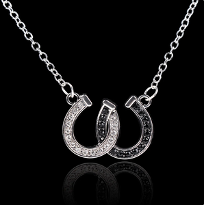 HOLIDAY SPECIAL - Double Horse Shoe Necklace