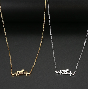 HOLIDAY SPECIAL - Horse Heartbeat Necklace