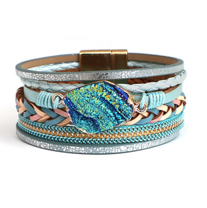 BLACK FRIDAY SPECIAL - Turquoise Stone Wrap Bracelet