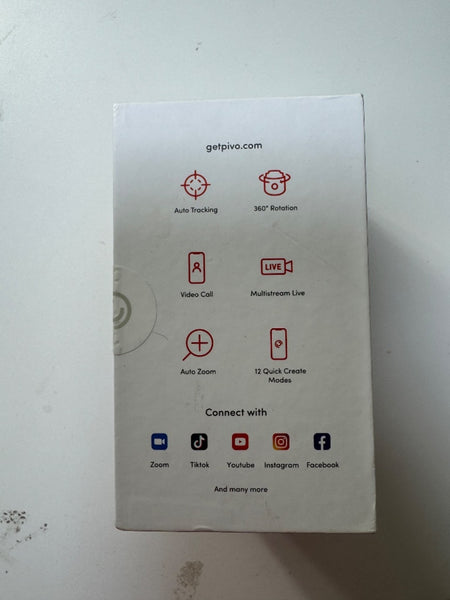 Pivo Pod Red Equestrian Ai Recording Device - NEW IN BOX