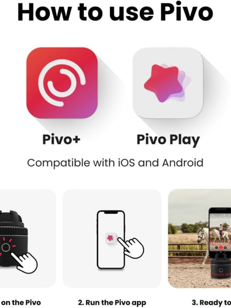 Pivo Pod Red Equestrian Ai Recording Device - NEW IN BOX