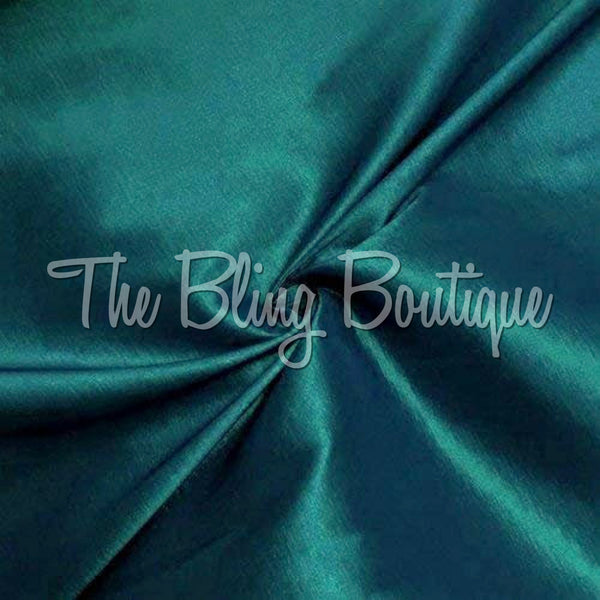 Fitted Taffeta Zip Up Shirt - Dark Ocean Teal