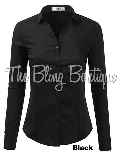 (Multiple Colors Available) Button Down Shirt