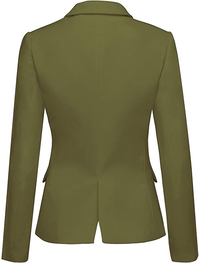 Olive Green Show Blazer – The Bling Boutique