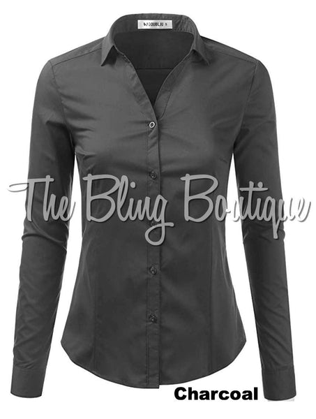 (Multiple Colors Available) Button Down Shirt