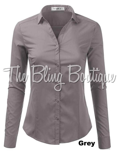 (Multiple Colors Available) Button Down Shirt
