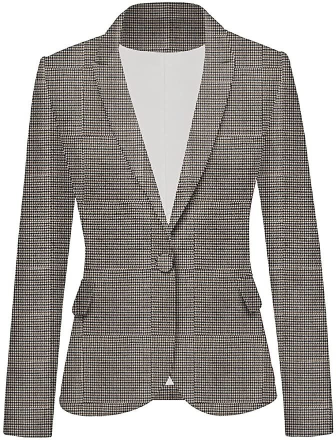 Black Houndstooth Blazer