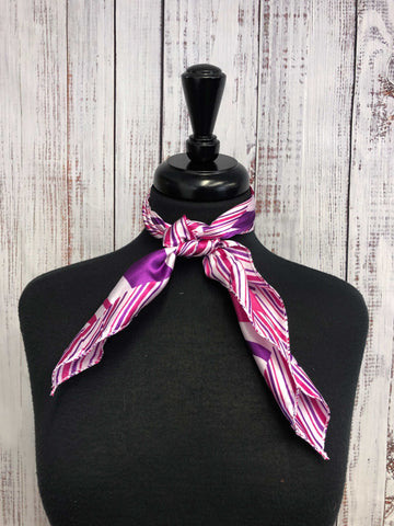 Fuchsia & Purple Stripe Scarf