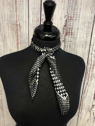 Black & White Dot Scarf