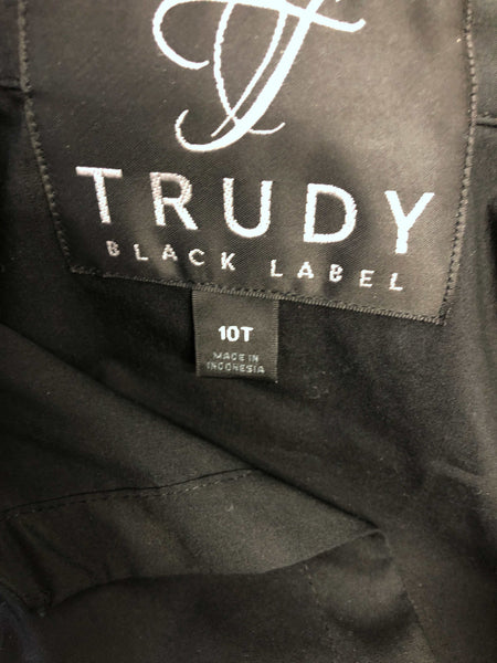 Trudy Black Label Vest - Black, Turquoise & Gold