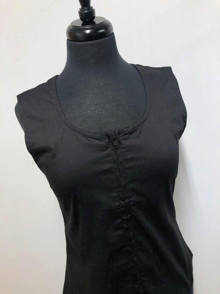 Plain Solid Black Show Vest
