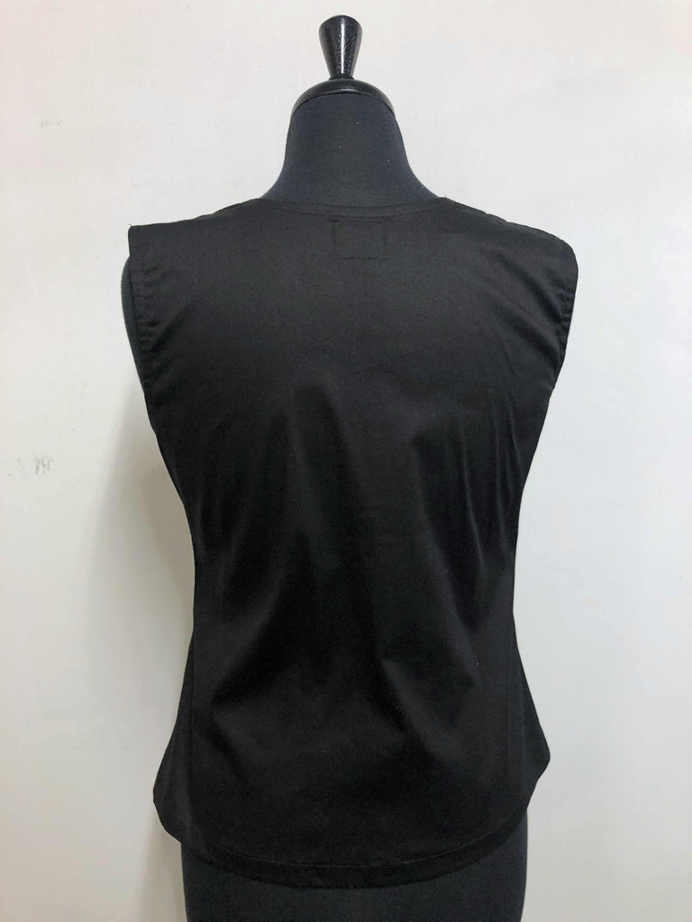 Plain Solid Black Show Vest – The Bling Boutique