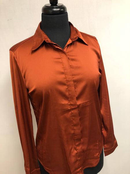 Semi-Satin Button Down Shirts (Multiple Sizes & Colors Available)