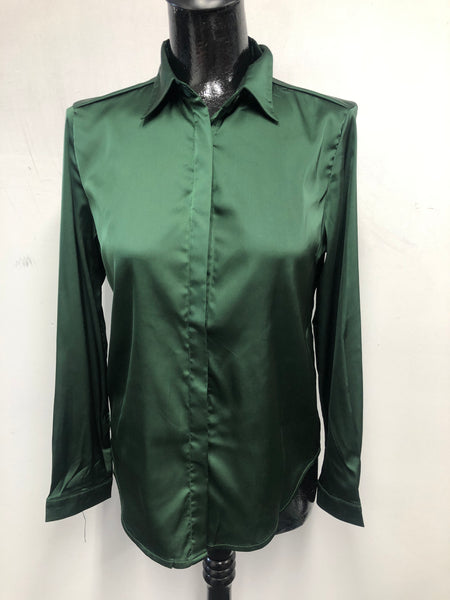 Semi-Satin Button Down Shirts (Multiple Sizes & Colors Available)