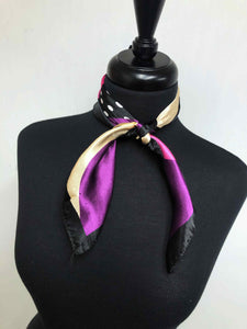 Plum, Black, Fuchsia Scarf