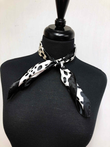 Black & White Spot Scarf