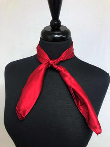 Solid Dark Red Scarf