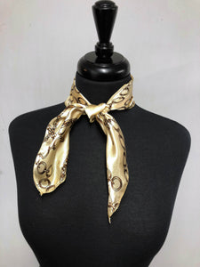 Cream Chain Scarf