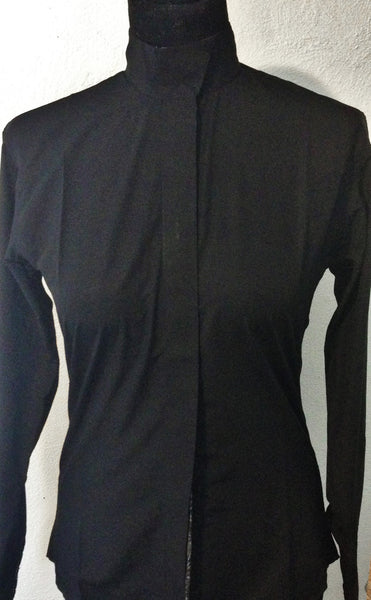 Coolmax Wrap Collar Hunt Shirt - Black