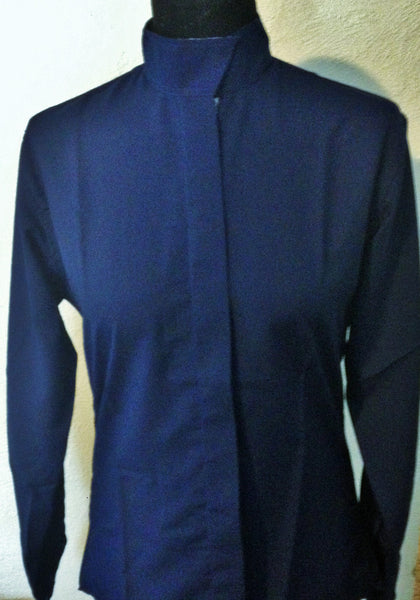 Coolmax Wrap Collar Hunt Shirt - Navy