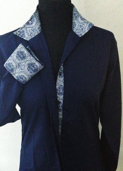 Coolmax Wrap Collar Hunt Shirt - Navy