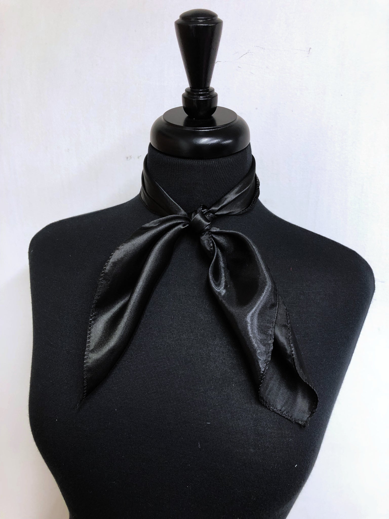 Solid Black Scarf