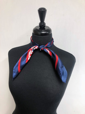 Red, White & Blue Stripe Scarf
