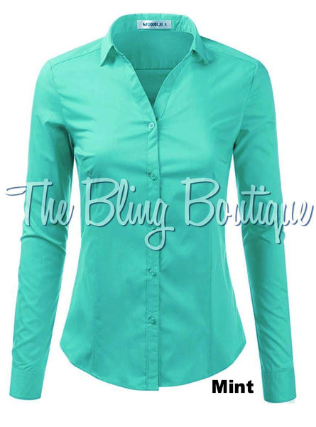 (Multiple Colors Available) Button Down Shirt