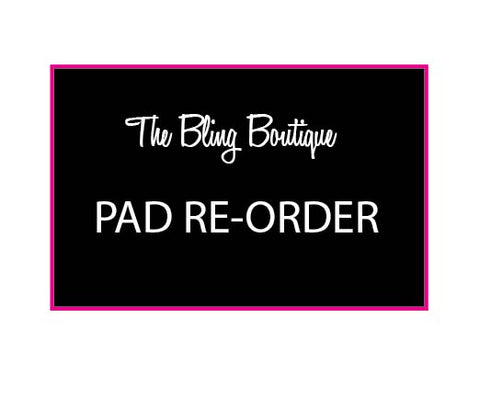 Bling Boutique Show Pad RE-ORDER Form