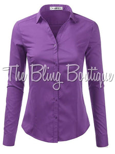 (Multiple Colors Available) Button Down Shirt