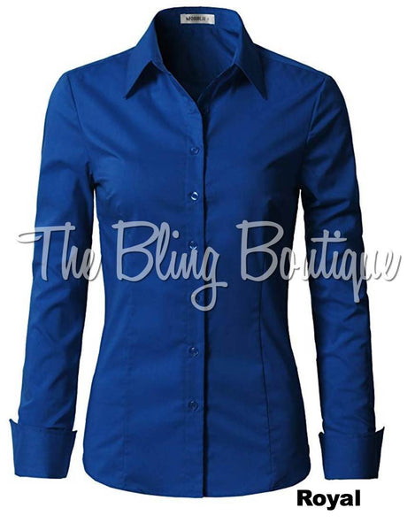 (Multiple Colors Available) Button Down Shirt