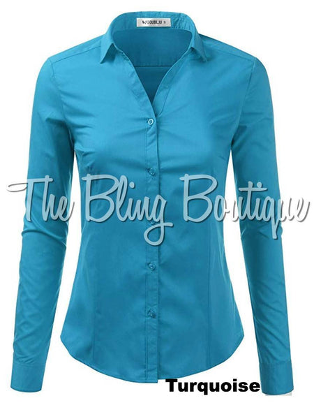 (Multiple Colors Available) Button Down Shirt