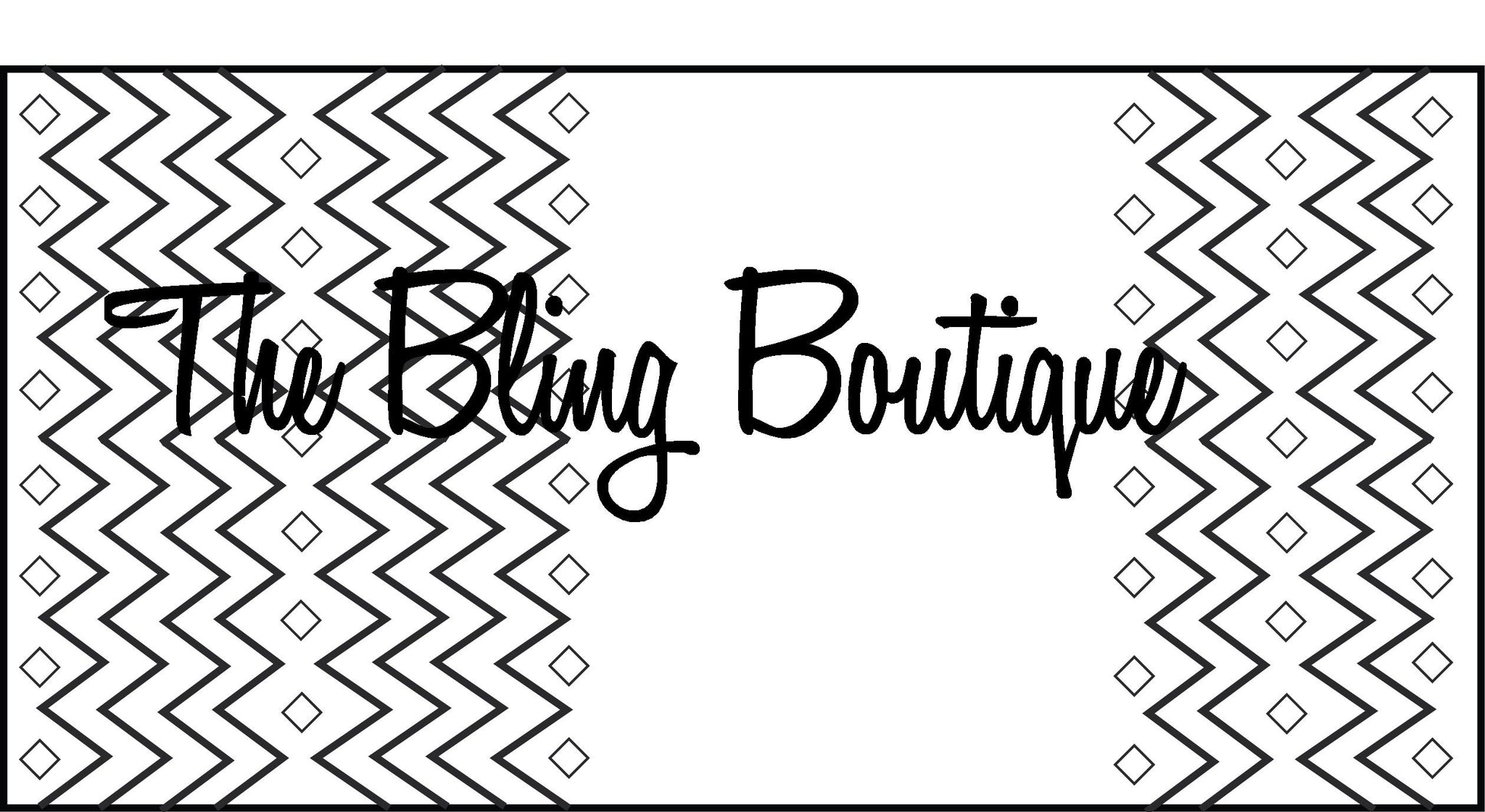 Custom Bling Boutique Show Pad - Design #4